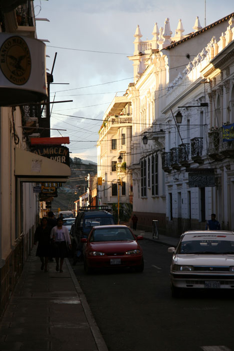 Street at Sunset
